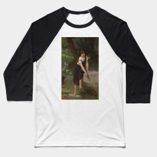 Goose Girl by Emile Munier Baseball T-Shirt